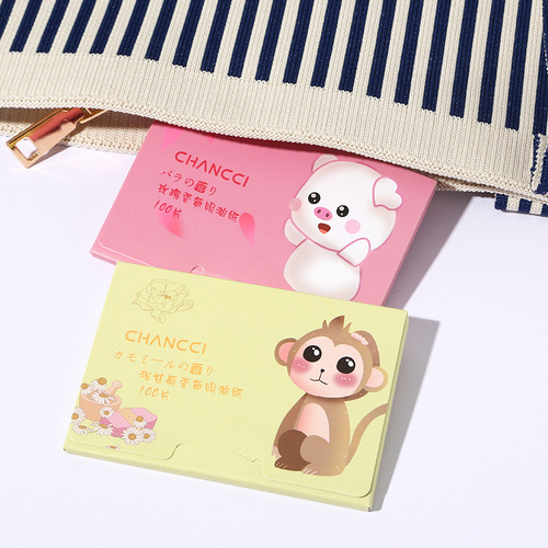 CH Facial Oil-Absorbing Paper 100 Pieces Portable Removable Fragrance Oil-Absorbing Paper Makeup Makeup Tools Dropshipping