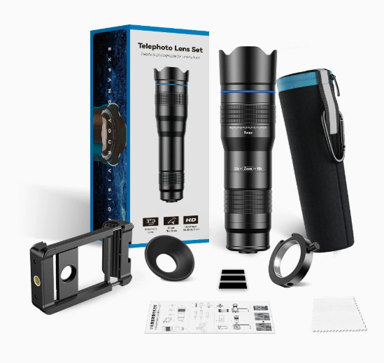 APEXELFull Metal20-40 XHDOutdoor Single-tube External Universal Mobile Phone Camera Zoom Telescope