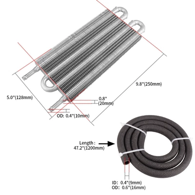 oil cooler radiator, 4-row, Soyutma sisteminin digər hissələri