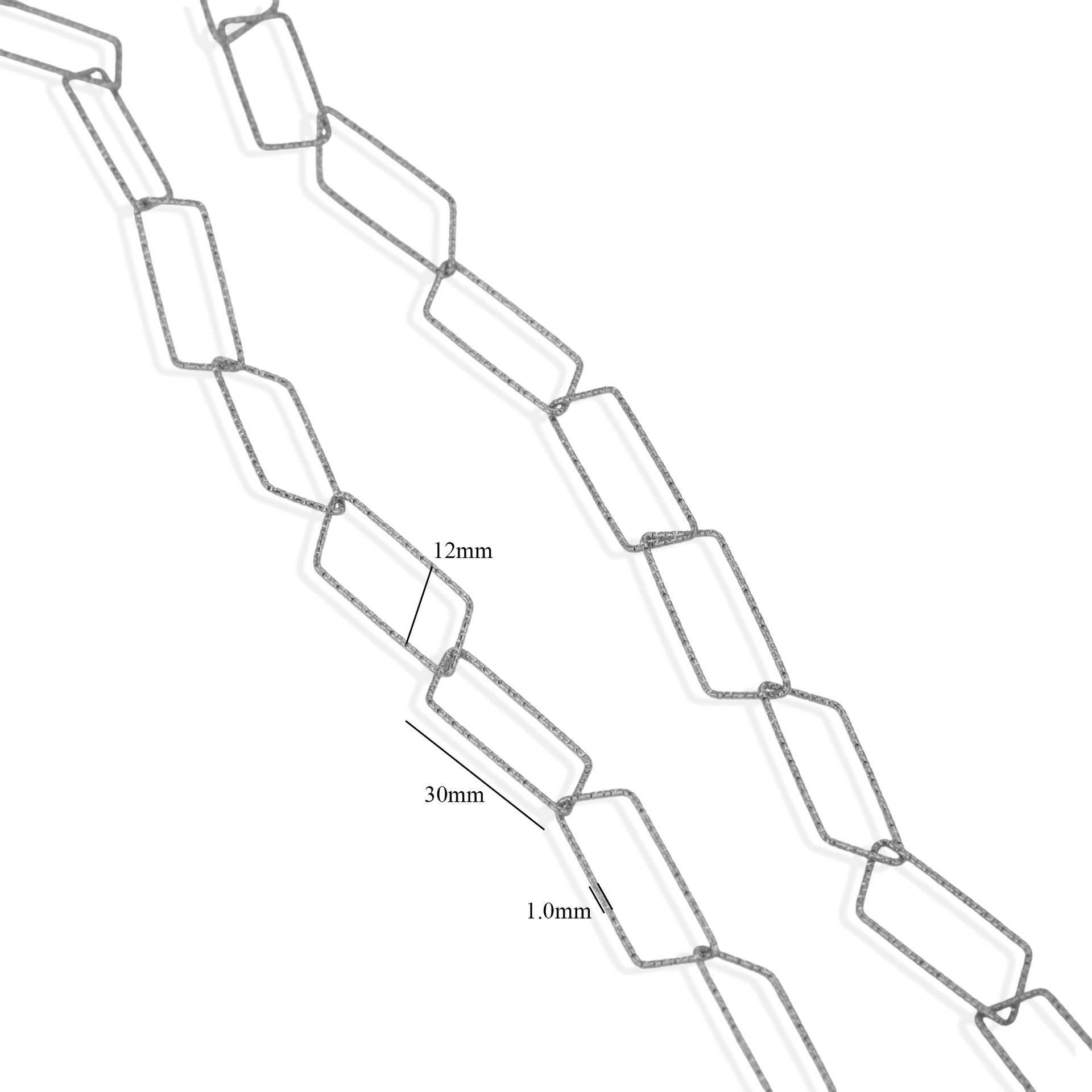 Europa y los Estados Unidos transfronterizos simple gran cadena chapado 18K oro real coreano cadena hecha a mano diy joyería accesorios collar pulsera