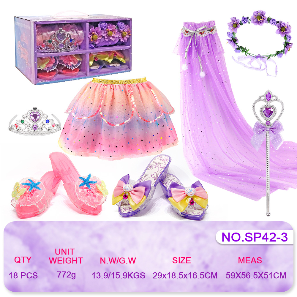 1416g Weight Dress Up & Pretend Play Toys Type Plastic Material Crown Pattern Cute Style Crown Plastic Dress Up & Pretend Play 1