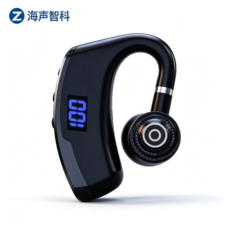 Bluetooth Headset V9 Digital Display Ear-Hanging Single-Ear Wireless Headset Bluetooth Factory Wholesale Business Model with Ultra-Long Battery Life Bluetooth Headset V9 Digital Display Ear-Hanging Single-Ear Wireless Headset Bluetooth Factory Wholesale Business Model with Ultra-Long Battery Life