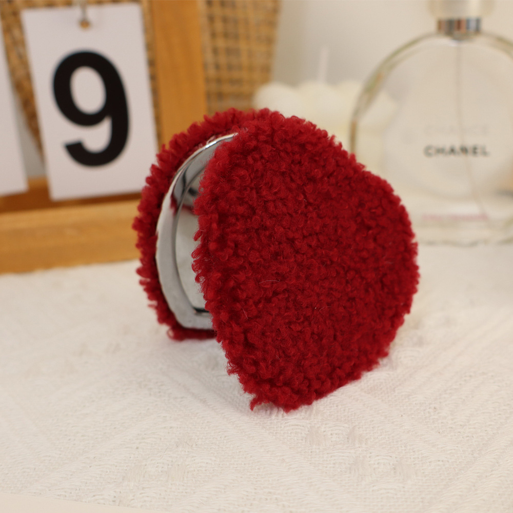 64g Weight Mirror Makeup Tools Types 1 Piece Quantity ABS Material Round, Heart Shape Pattern Modern Style Style Modern Style Round Heart Shape ABS Mirror 1 Piece 4