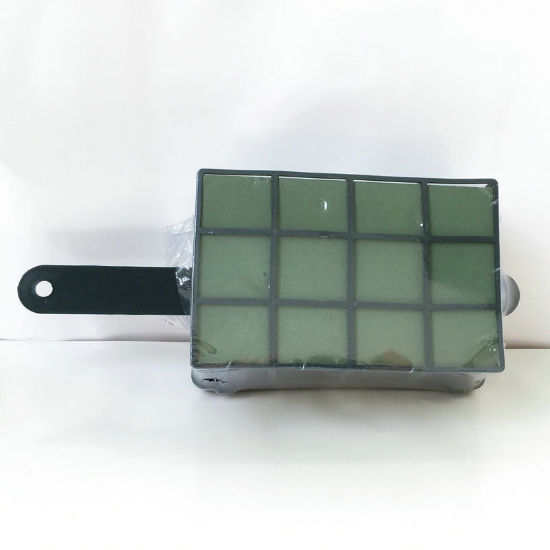 Flores inteligentes Yiwu fábrica directa decoración del flotador coche de la boda plástico verde pequeño cuadrado Ventosa con barro