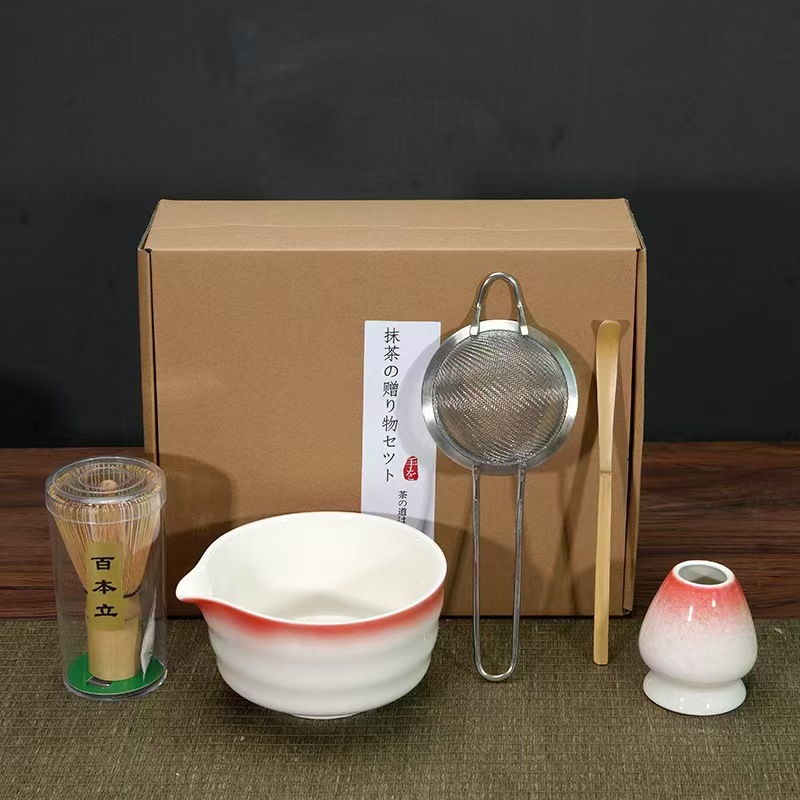 Japonés Matcha tazón Matcha túnica canción té herramientas de pedido taza de té de cerámica taza de té mezclador Matcha cepillo taza de té