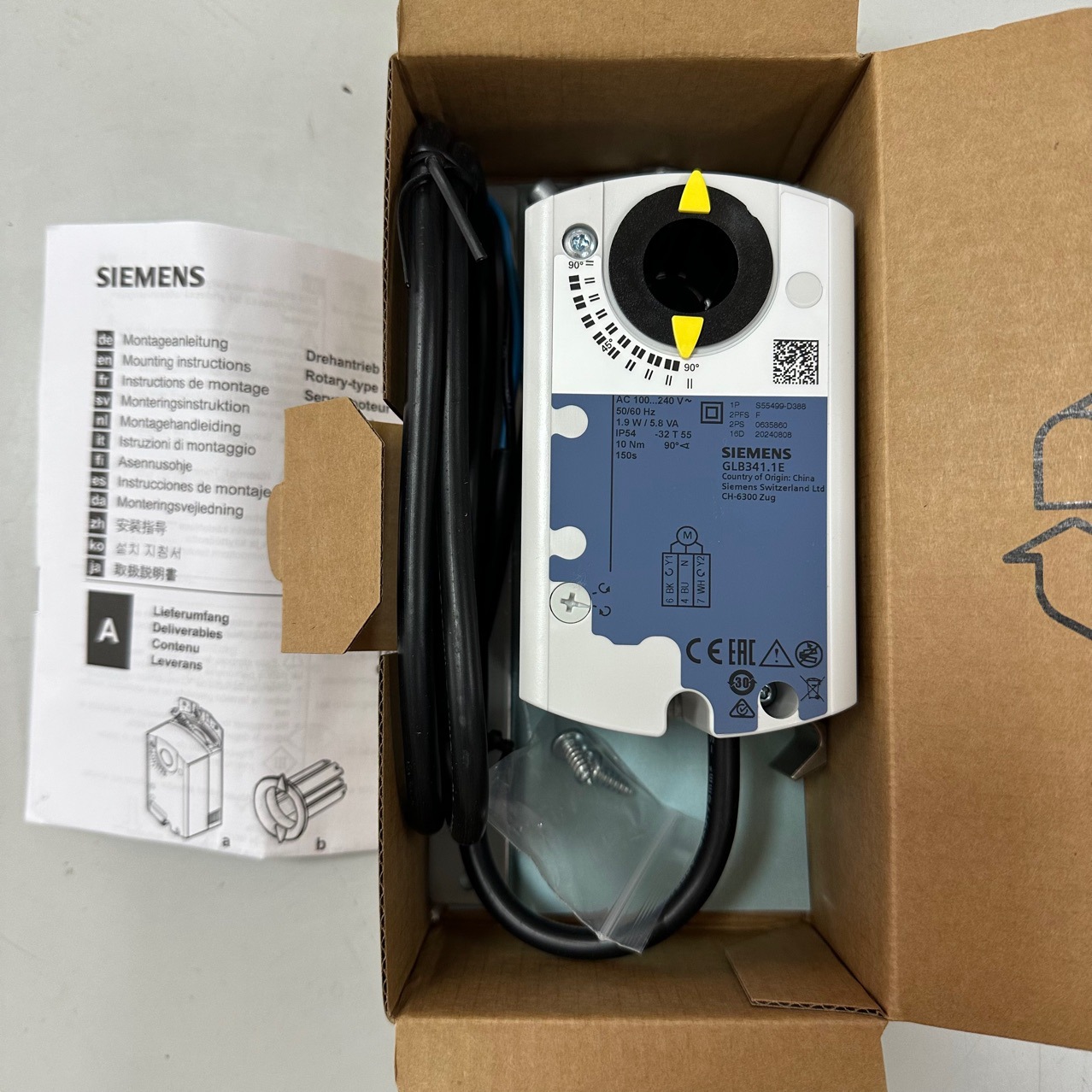 SIEMENS西门子GDB141.1E 161.1E 166 GDB341.1E 346.1E风阀执行器