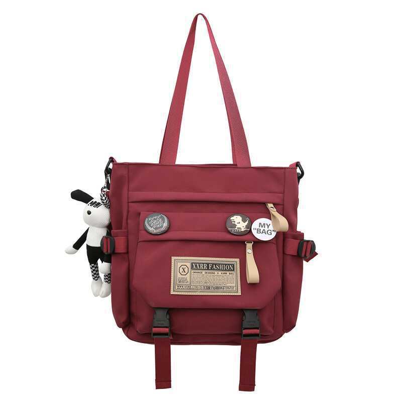 Japanese retro waterproof capacious one-shoulder bag lightweight for…