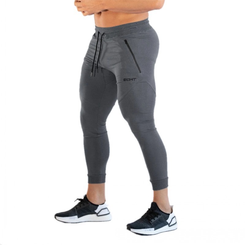 Men's trend autumn thin fitted trousers