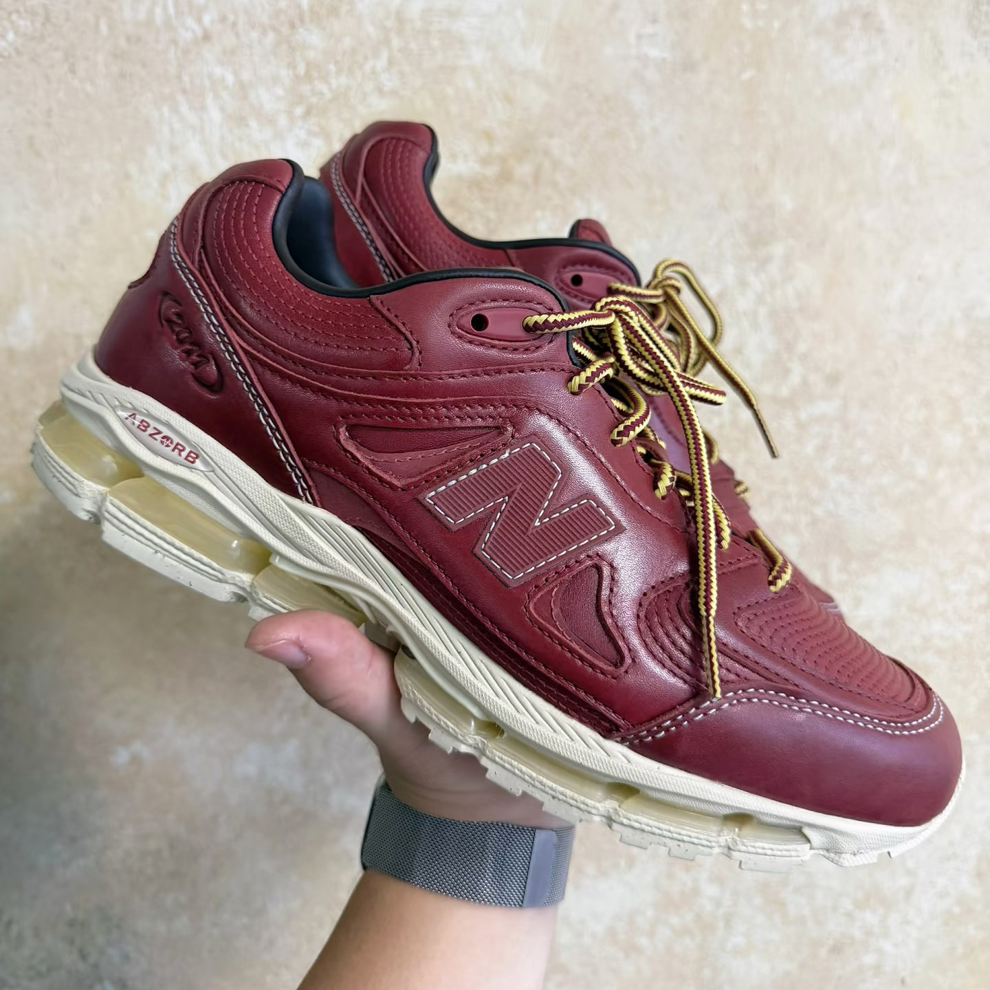 NB 2011 Dad Shoes Collaboration 15th Anniversary Wine Red British Style Running Shoes Couple Street Trendy Casual Sports Shoes