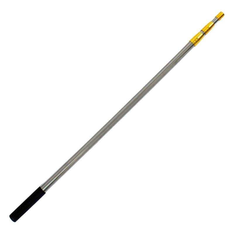 Stainless Steel Fishing Net with Telescopic Folding Head, Fish Scoop, Fishing Net Pole, Fishing Gear Supplies, Reinforced Telescopic Type