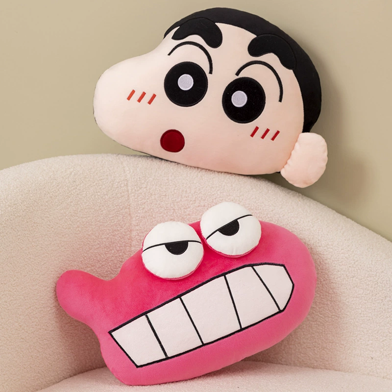 Cartoon plush neck pillow, crocodile, with neck protection