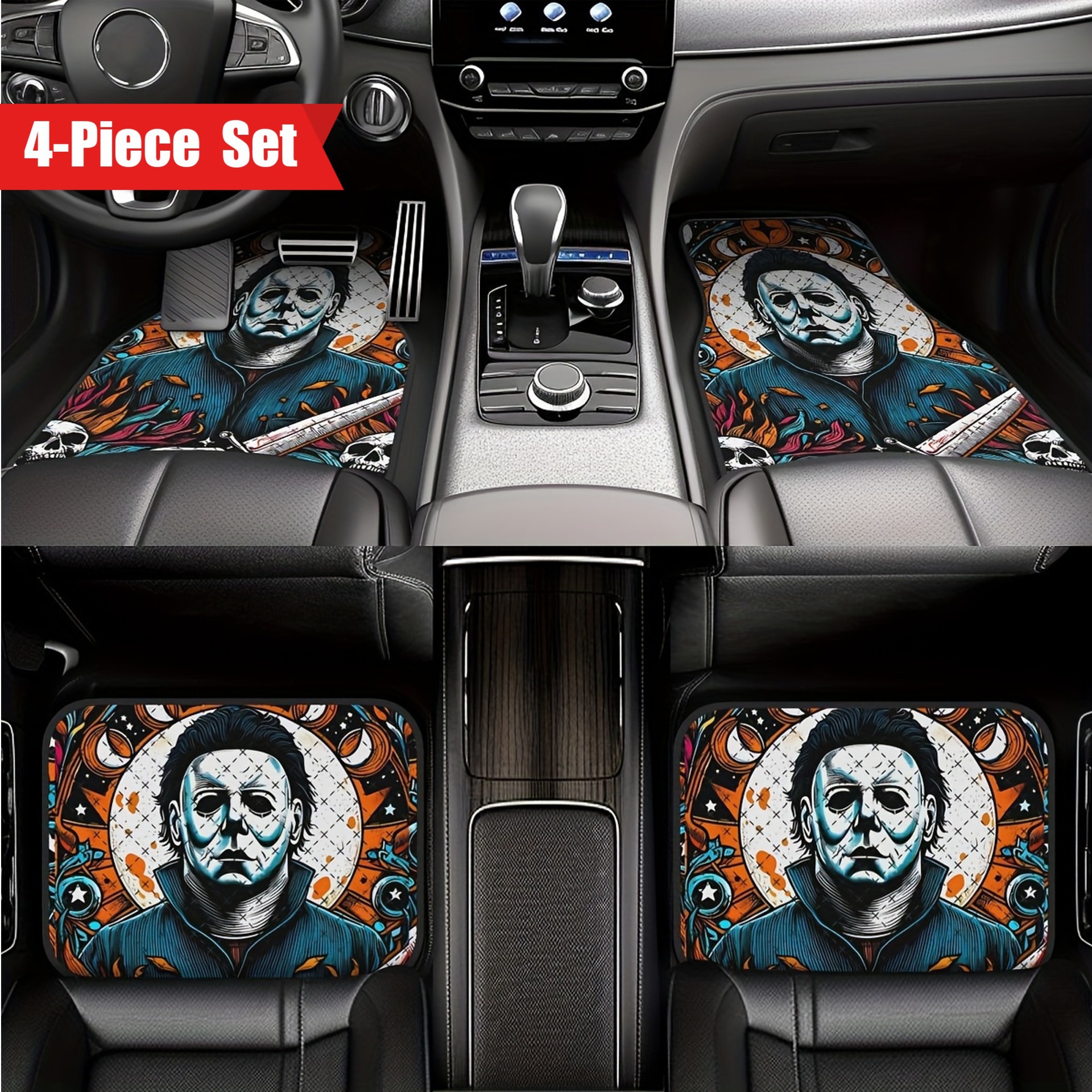temu cross-border personalized cartoon universal car mat absorbent quick-drying dirt-resistant wear-resistant easy to care car mat floor