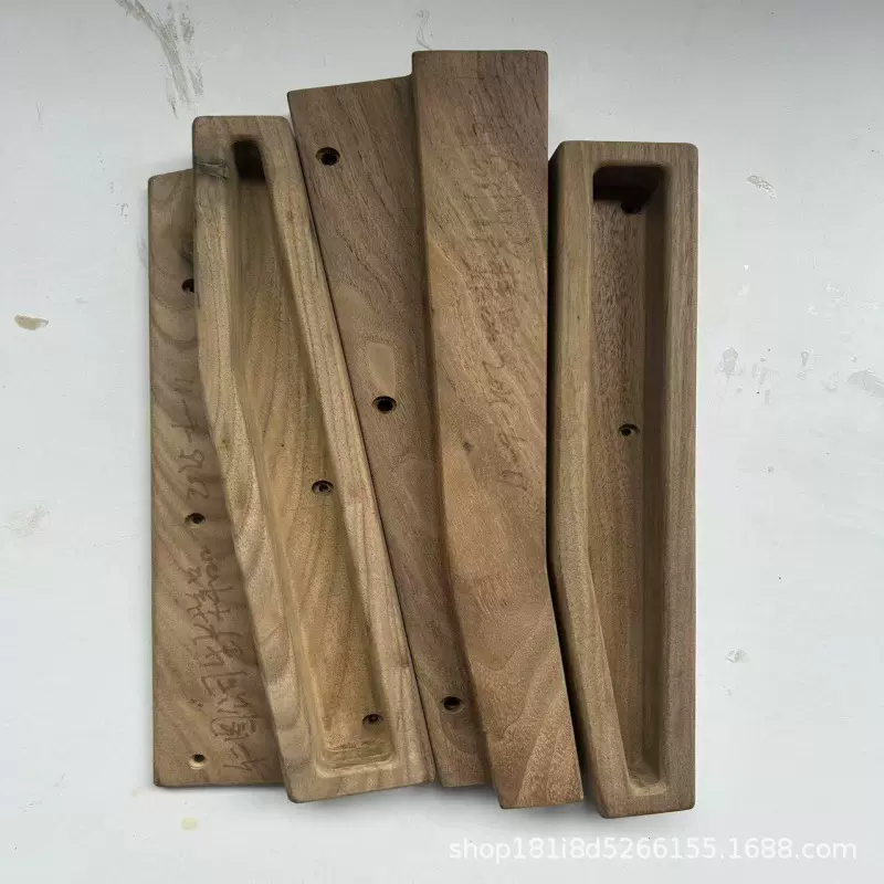 定制抚琴黑胡桃装配件锣槽打孔可上油漆