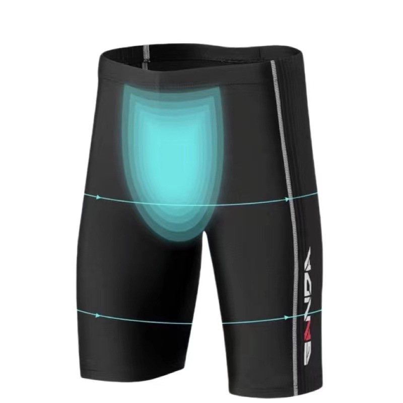 Anti-Essenz-Badehose für Herren, Badebekleidung für heiße Quellen, Fünf-Punkt-Badeanzug-Set, neue Herrenbekleidung_voghion.com