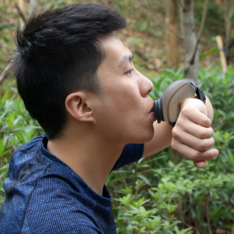 跨境户外跑步手腕水壶硅胶水杯攀岩手持便携水壶logo骑行运动水瓶|undefined