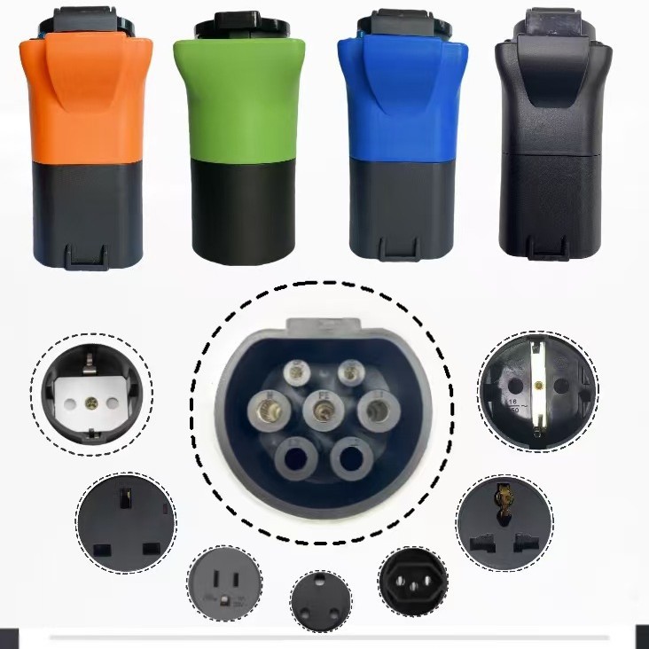 European Standard Type2 Electric Vehicle V2L Adapter Hyundai Kia to Schuko Charging Pile Flame Retardant