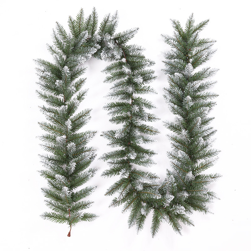 Cifrado directo de fábrica transfronteriza Navidad ratán decoraciones al aire libre simulación ratán PVC señaló borde blanco Ratán