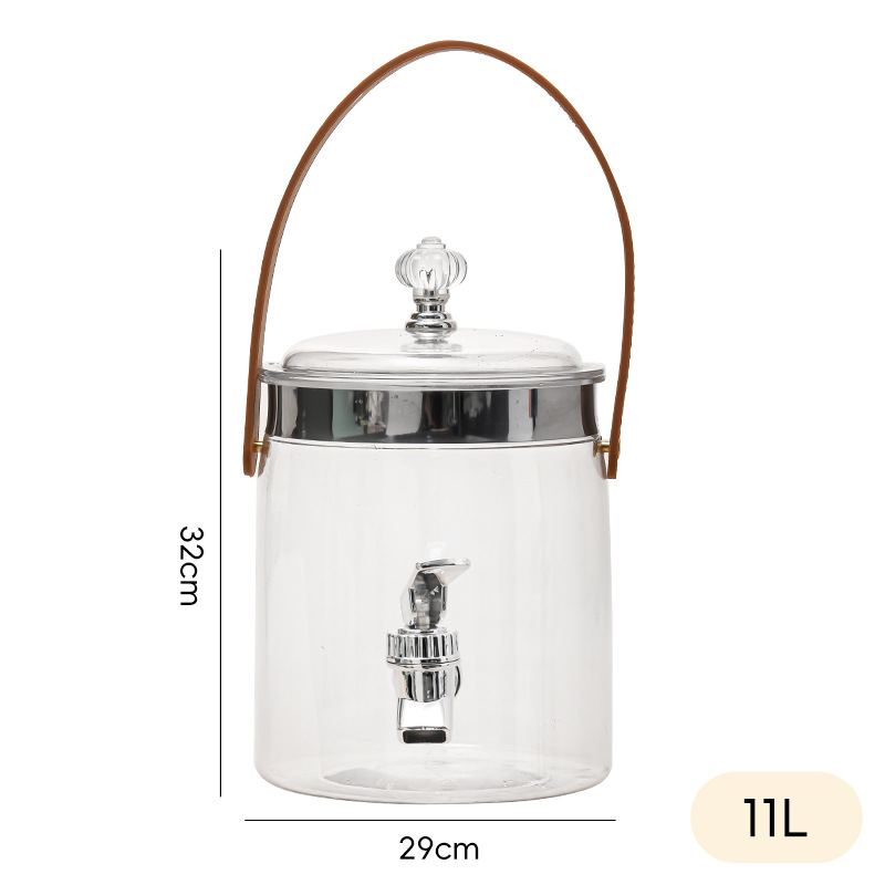 Barril de bebidas de autoservicio, refrigerador de gran capacidad, tetera de agua fría, barril de vino, té de frutas, tetera de agua fría con grifo, barril de cola, barril de mezcla