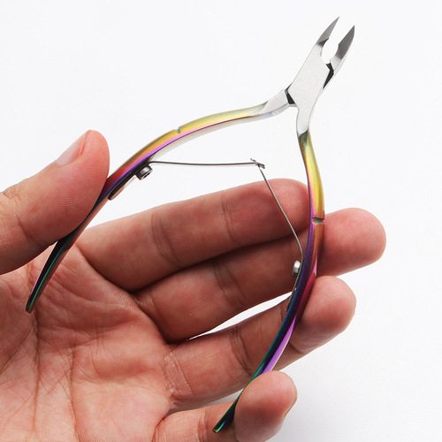Factory wholesale color titanium eagle beak pliers for trimming toenails, ingrown toenails, dead skin pliers, nail scissors, nail clippers, nail clippers