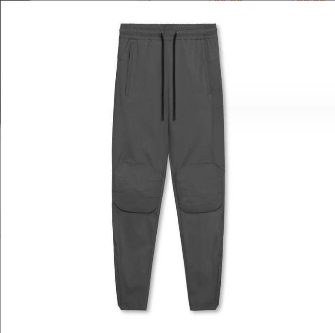Comercio exterior nuevos Pantalones deportivos de seda de hielo Pantalones deportivos de verano de los hombres de secado rápido de fitness pantalones casuales sueltos atados al tobillo