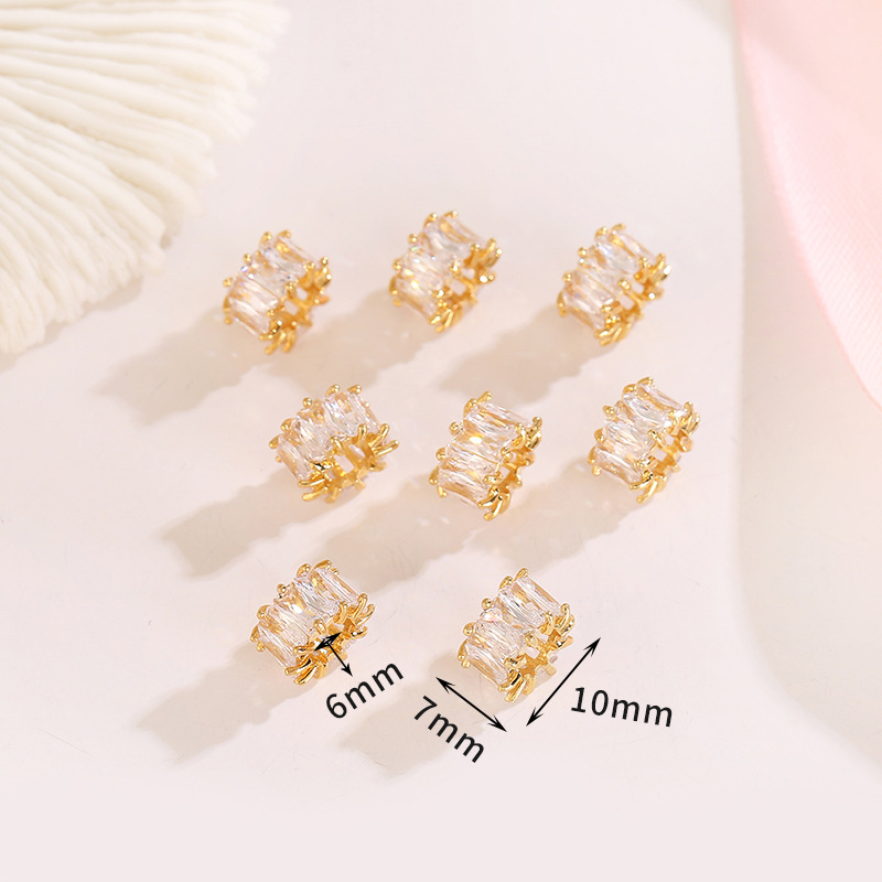 With zircon, style 14, 10mm
