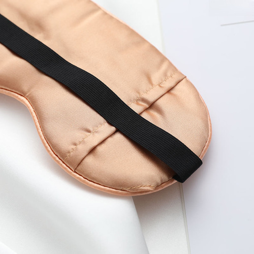 Simulated Silk Eye Mask for Nap, Day-Button Design, Cooling Eye Mask for Summer, Fatigue Relief and Eye Protection, Wholesale