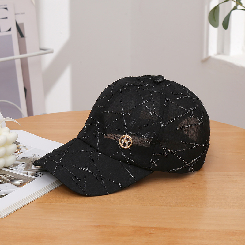 Light and thin breathable fashionable summer baseball cap