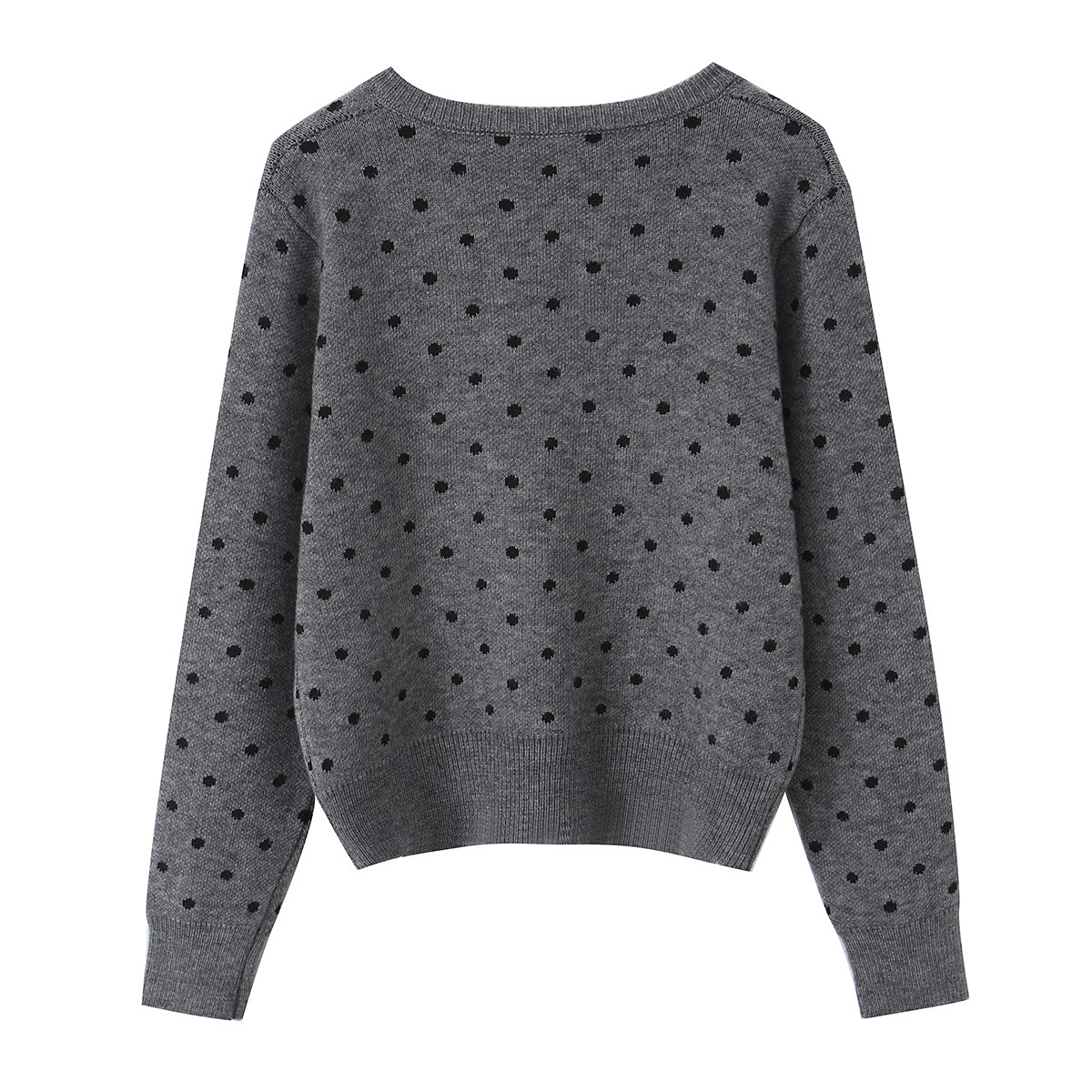 ZAZA hecho por sí mismo estilo europeo al por mayor ropa de mujer moda temperamento de diseño casual ondulado suéter cardigan