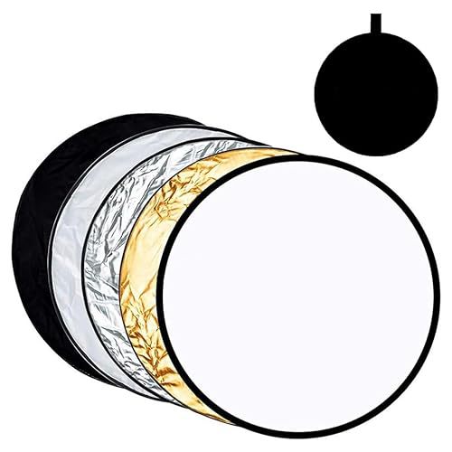 Rereflector de fotografía 30cm/60cm/80cm/110cm Tablero de luz de acabado de disparo portátil Tablero de luz suave dos en uno