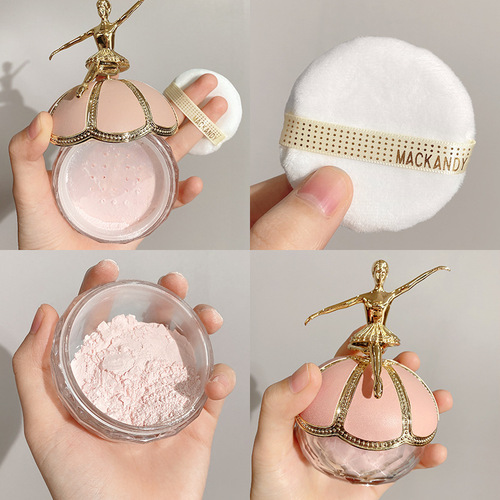 Marco Andy ballet golden figure setting powder waterproof, sweat-proof, non-removing makeup, long-lasting oil control honey powder loose powder