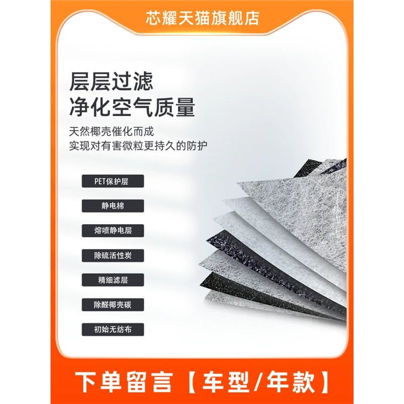 Adapted to BYD Destroyer 05 Air Conditioning Filter Grid Original Upgraded Air Filter Automobile High Flow Air Filter