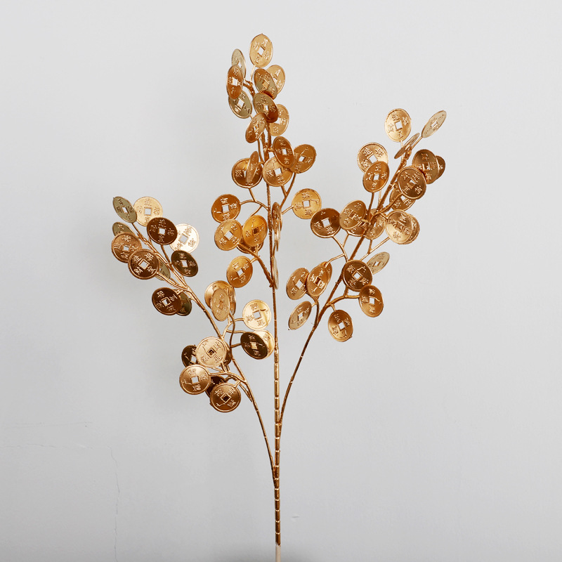 铜钱叶,高70,叶径2.6