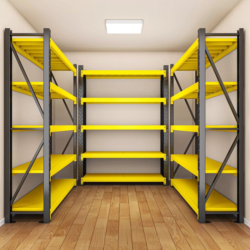 Heavy-Duty Storage Shelves, Multi-Layer Garage Warehouse Storage Racks, Home Supermarket Express Delivery Cargo Racks