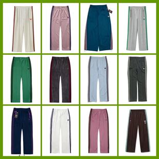 American NEEDLES CREATES Butterfly Pants Niche Drapedy Loose Straight Sports Casual Pants for Men and Women