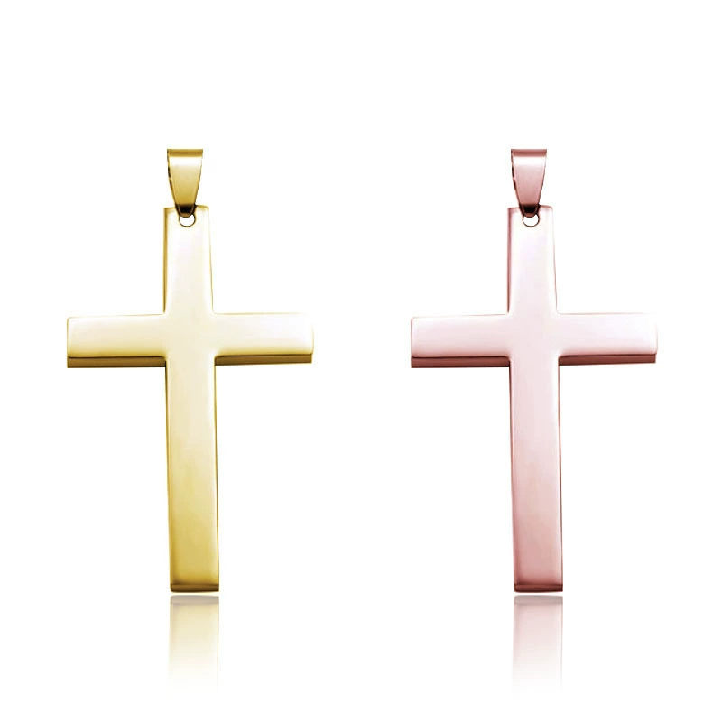 С испытуем cross-бренд новый наперсток из нержавеющей стали. Мужчины и женщины могут носить тигановый стальной крест-подвески.