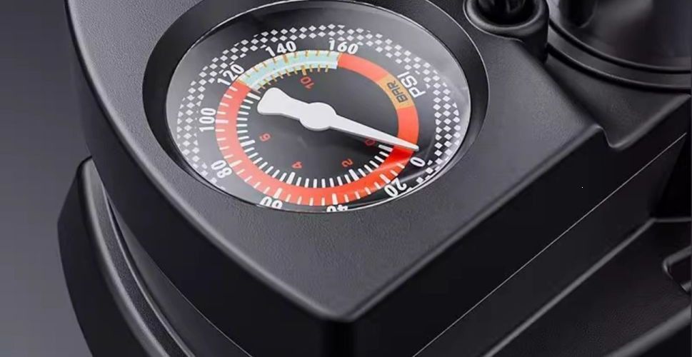 Suitable for high-pressure foot-operated air pumps for electric vehicles, bicycles, cars, basketballs, motorcycles, and universal tricycles