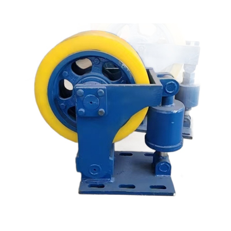 Dispositivo de amortiguación de elevación vertical para oreja de tanque de rodillos de minería para resistencia al desgaste y amortiguación de funcionamiento estable (depósito de oro)