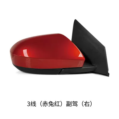 Models, Left and Right Side – Rear mirror/rearview mirror assembly - 3rd-line-red-rabbit-red-co-pilot-without-lights