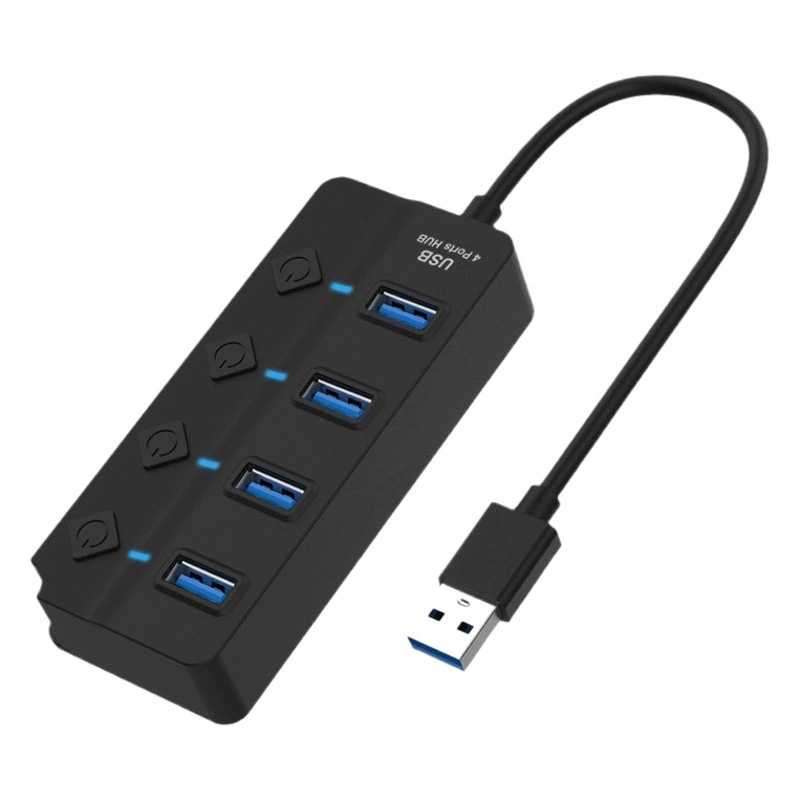 USB-интерфейс разветвитель компьютерное расширение USB 3,0 централизованный концентратор передачи один-четыре преобразователь для зарядки ноутбука