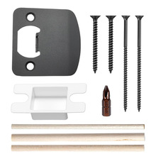 D3扣板圆角加长唇不锈钢导向片2-1/4"哑光黑扣板攻击板供跨境批发