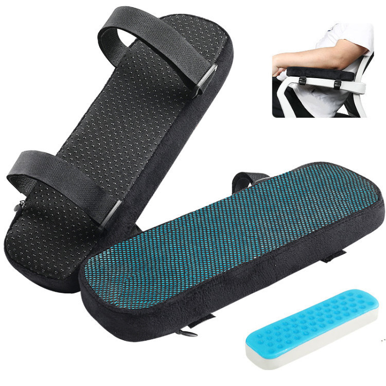 Amazon Venta caliente casa silla apoyabrazos cojín nuevo gel codo almohada verano nuevo asiento de oficina almohada mano