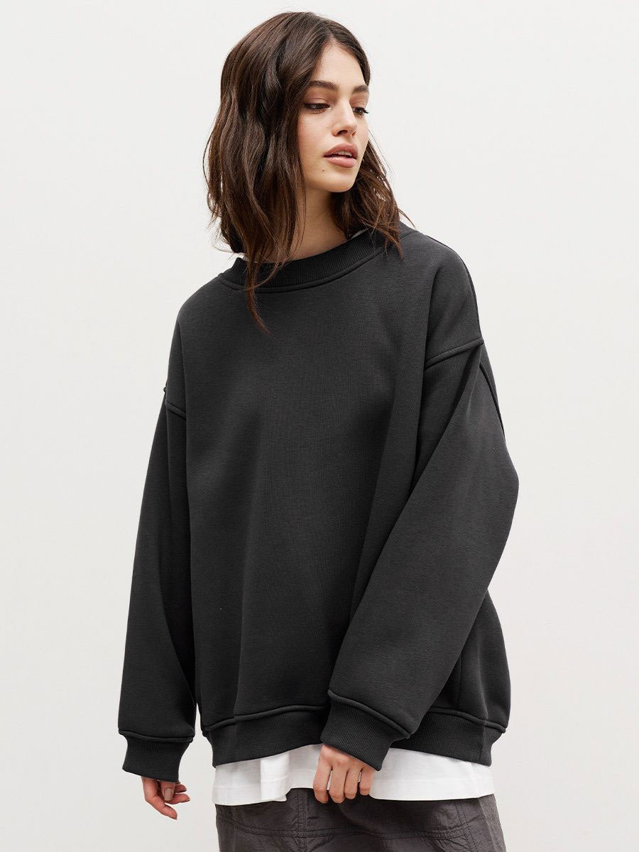 Spring, Autumn Season Women's Gender Simple Style Style Women's Hoodie Long Sleeve Hoodies & Sweatshirts Simple Style Solid Color
