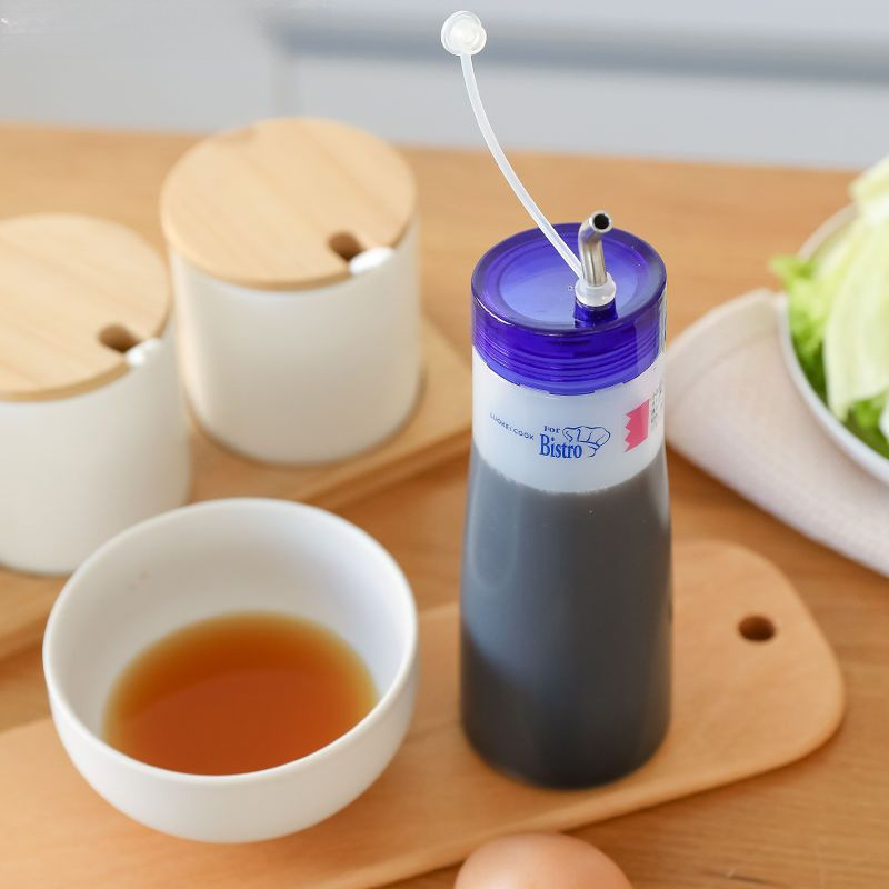 酢ボトル、オイルボトル、プラスチックスクイズボトル、尖った口のスクイーズソースボトル、食品グレードの業務用家庭用小型醤油ボトル、日本製、非配送|undefined
