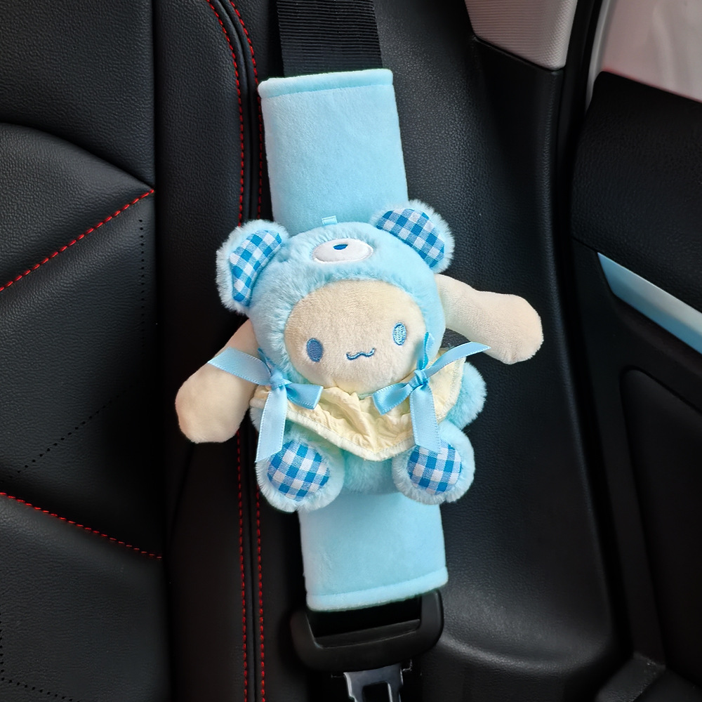 Funda Protectora para Cinturón de Seguridad de Auto de Peluche Decorativo