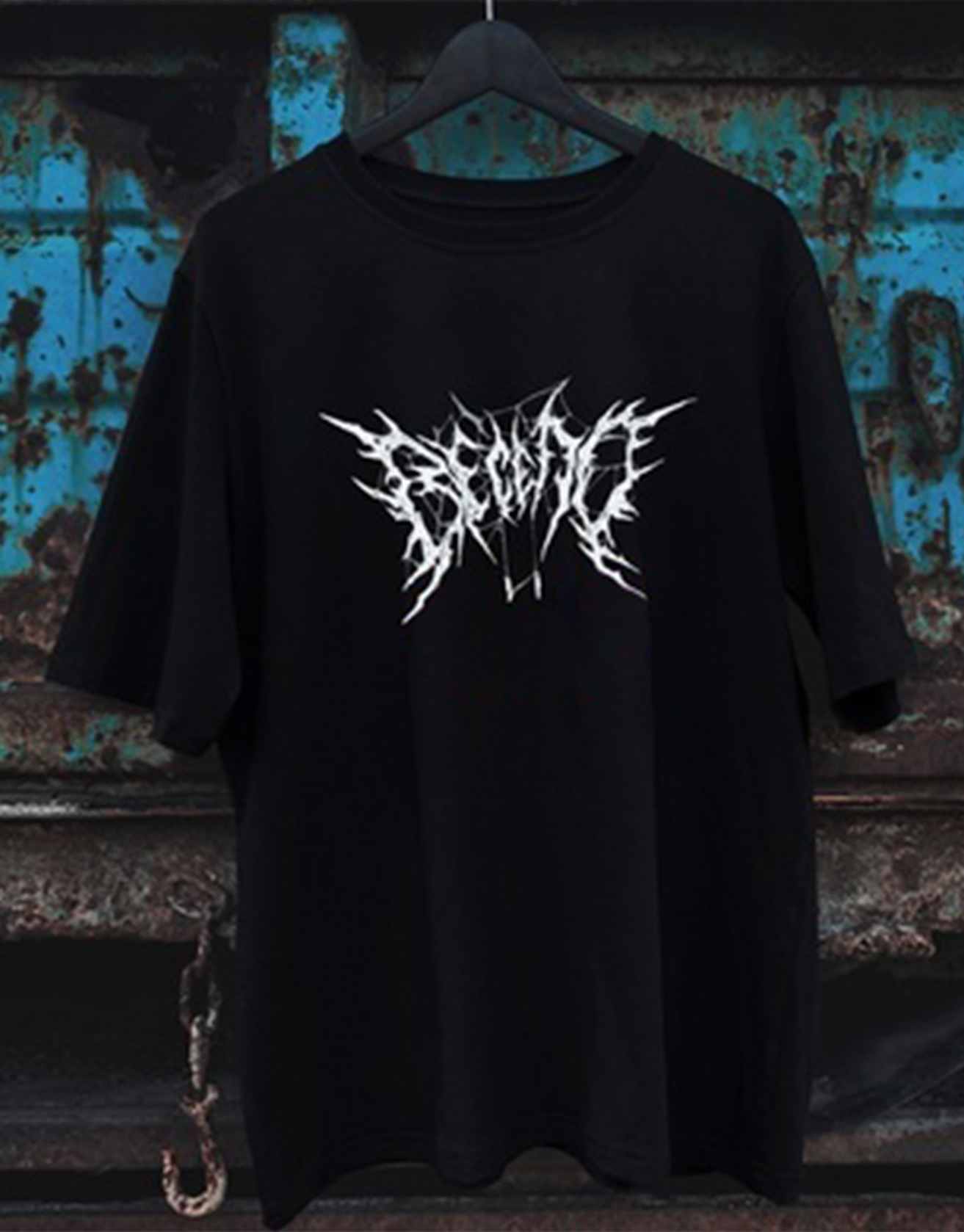 EBay impresión digital hombres y mujeres unisex pareja Halloween impresión digital casual cuello redondo jersey verano manga corta