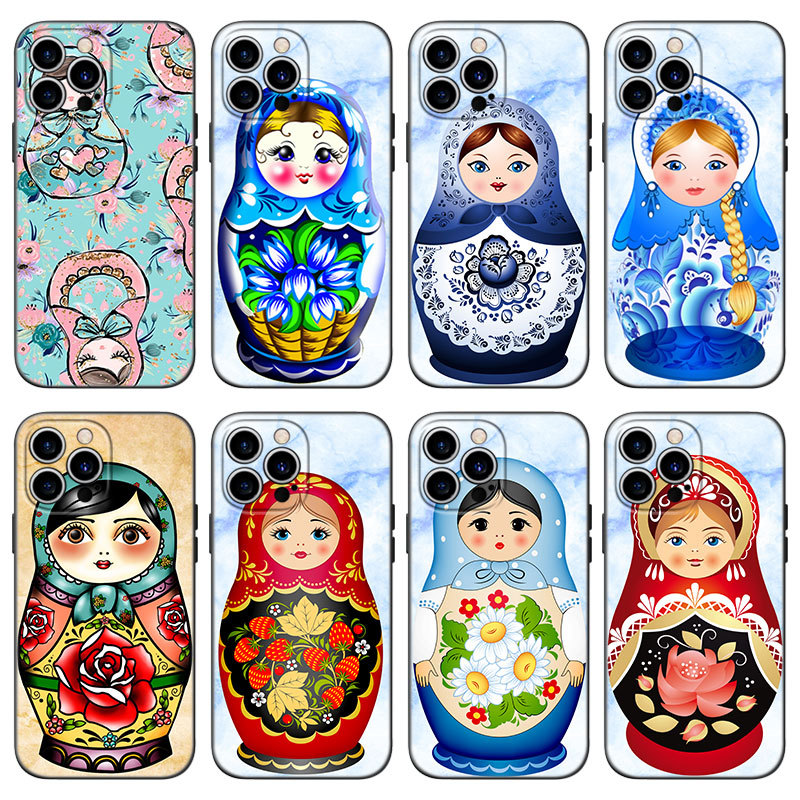 Russian Doll Matryoshka Phone Case Suitable for Apple Phone Case 12 13 Mini 11 14 Pr