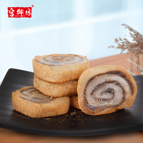 Gongyufang Beijing specialty donkey rolling glutinous rice snacks pastries rice cakes mochi delicacies traditional leisure snacks
