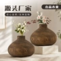 实木客厅茶室复古花器