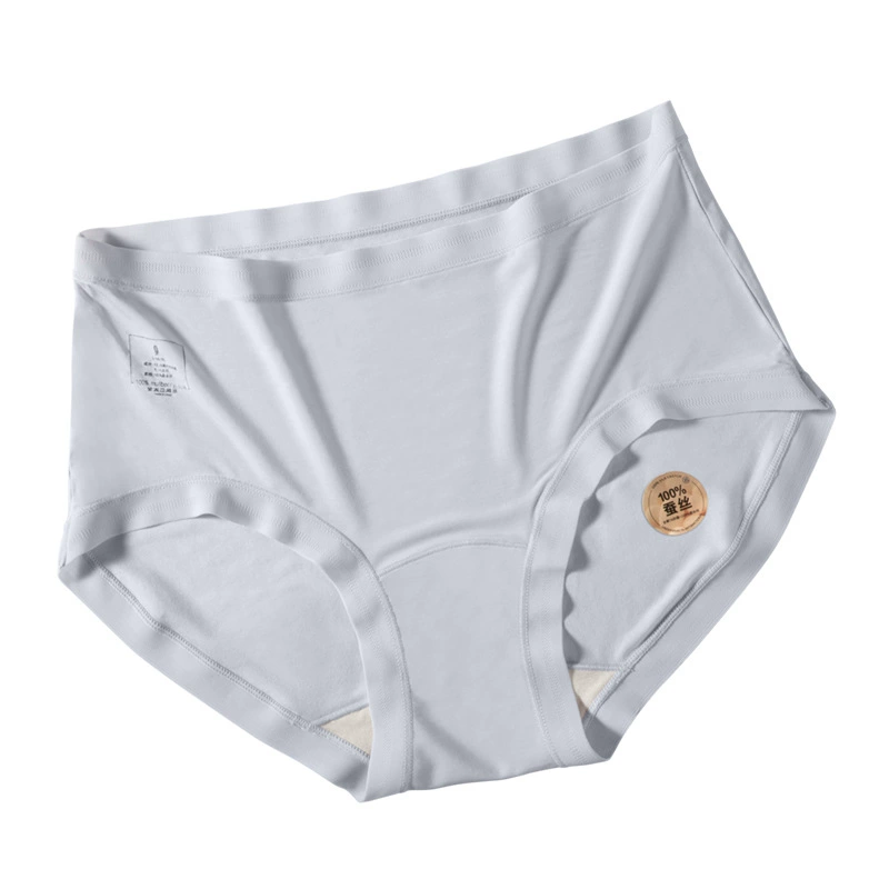 Шёлковая антибактериальная длинная underwear, высокая талия