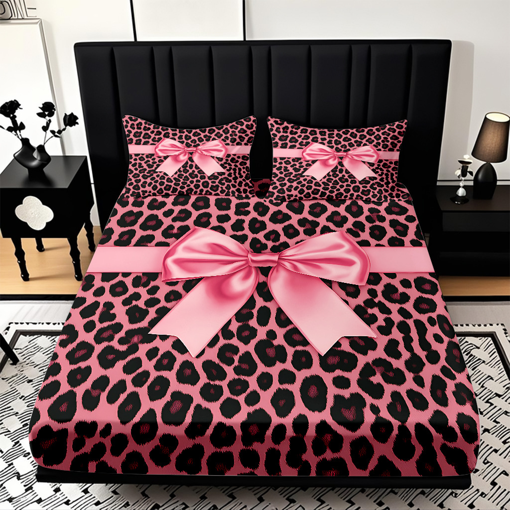 TEMU / JIT abrasión cama caseta serie de arco multicolor impresión digital 3D ropa de cama para dibujar se puede ajustar